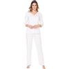 e.Femme Pigiama da donna KAJA 162 in viscosa con elastan, natur, 50
