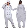 HULG Pigiama Intero Animali Pigiama Kigurumi Onesie Unisex per Adulti per Feste E Cosplay Costume