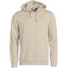 Clique Basic Felpa con Cappuccio da Uomo Beige (Kaki Chiaro). XXXL