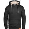 Grin&Bear Felpa Uomo Felpa con Cappuccio Giacca Uomo Felpa Cappuccio Nero, XL, GEC473