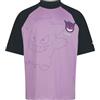 Pokémon Gengar - Oversize Uomo Maglietta Oversize Lilla 100% Cotone Taglia Extra