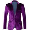Generisch Giacca in velluto da uomo Giacca da completo Uomo Sportivo Blazer Giacca Festa Ufficio Smoking Sposo Matrimonio Completo Giacca Invernale Abito Giacca in velluto Giacca da lavoro Tempo