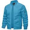 KEFITEVD Giacca Primavera Uomo Casual Leggera Moderna Tessuto Morbido Soft