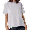 Schiesser Mix + Maglietta da Notte Relax Parte Superiore del Pigiama, Oscurante, Grigio Mel_17967, 42 Donna
