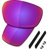 Saucer Lenti di ricambio premium per occhiali da sole Oakley Jawbone Vented Racing Jacket, Midnight Sun Polarizzato, Taglia unica