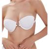 Generico Reggiseno a Balconcino Imbottito Invisibile Spalline Removibili Trasparenti intercambiabili