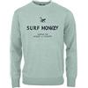 Surf Monkey DRESSED IN MUSIC PLAY WITH ME Felpa Classica Girocollo per Uomo/Donna - Felpa Cotone Organico Surf Monkey®