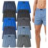 SGS Boxer Uomo Morbidi e Larghi - Mutande Uomo a Pantaloncino in 100% Cotone, Mutande a Pantaloncino, Confezione da 10 o 6 - Boxer Uomo Cotone di Tela