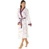 Lady Olga Vestaglia da donna in jersey di lusso in policotone lungo di Lady Olga, taglie UK 10-24, Viola, 14-16