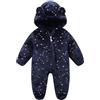 WYTbaby Tuta invernale in pile per neonati, con cappuccio, autunno e inverno, per ragazzi e ragazze, 0-12 mesi