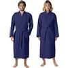 HOMELEVEL Accappatoio Uomo e Donna - Accappatoio Unisex a Nido D'Ape - Morbido in 100% Cotone - Leggero e Salvaspazio da Casa e da Viaggio - Taglie S-6XL