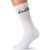 Diadora Chaussettes Tennis Diad/1tenx9 Calzini, Blanc, 39/42 Uomo