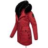 Navahoo Parka invernale caldo da donna con doppio cappuccio in pelliccia sintetica Sweety Deluxe XS-XXL