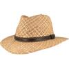 Hut Breiter Breiter Cappello di paglia estivo da sole, intrecciato a mano in 100% paglia, da traveller - particolarmente leggero, flessibile, delicato sulla pelle e confortevole, naturale - marrone 2, 55