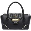 Braccialini Borsa Donna Rock a Bauletto con Borchie dorate e Tracolla