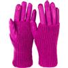 styleBREAKER Guanti da donna 3 in 1 per touchscreen con polsino in maglia rimovibile | Guanti invernali | 3 varianti d'uso | Morbidi, caldi ed elastici in molti colori, colore:Magenta