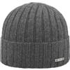Melegari Berretto Cuffia Beanie Trento | 100% Cashmere | Made in Italy | Unisex (Grigio)