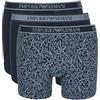 Emporio Armani Core Logoband - Boxer da Uomo, Confezione da 3, Colore Blu, XL, Blu, XL