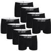 CityComfort Boxer Uomo - Mutande Uomo Pacco da 5/8 Boxer Uomo Cotone Elasticizzato Underwear Taglie Forti S-4XL Intimo Uomo Ragazzo Set Boxer Comodo e Traspirante Colori Assortiti (Nero,M)