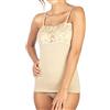 INTIMO 2D Canotta Sottogiacca Donna in Pizzo e Spallina Sottile in Modal