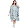 VERTAST Camicia da notte da donna oversize rinfrescante maglietta da notte taglie forti camicia da notte lunga abito da notte casual con tasche, Taglia unica