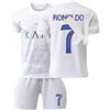 FTRGHNY Maglie da Calcio per Bambini Adulti 2025 Maglia Calcio Completo Magliette Completi Maglietta Completino Kit Allenamento Calcios Tuta T Shirt Pantaloncini e Calzini Antiscivolo