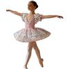 HULIJA Tutu Ballerina Bambina Vestito Danza Classica Bambina Vestito Ballo Principessa da Balletto per Bambine Danza Latina Ragazza Ballo Rosa 9-10 Anni