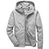 HIFI7 Giacca da Uomo Giubbotto Leggere Casual Antivento Leggera Giacche Estive Sportivo (IT, Testo, 3XL, Regular, Regular, Grigio)