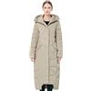 OROLAY Piumino Lungo da Donna con Cappuccio e Piumino Invernale Cappotto da Esterno Casual