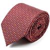 BRERA 67 Cravatta Uomo Bordeaux Stelle Elegante in Seta | Cravattino per Completo 150x7 | Cravatte Slim per Vestito da Cerimonia e per Abiti da Lavoro
