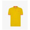 SUN68 Polo Uomo A35122 Polo Modello Logo Fluo S/S Sun 68 (IT, Testo, XXL, Regular, Regular, Giallo)