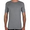 Fragi Maglia Uomo Maniche Corte in Puro Cotone, Maglia Girocollo in Caldo Cotone, Tessuto Elastico Senza Cuciture Seamless, Made in Italy (Grigio Melange, XXL)