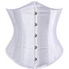 SHEKINI Elegante Corsetto Sottoseno Donna Underbust Waist Trainer in Raso Bustino Body Shaper Stringivita Modellante Dimagrante con G-String