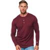 Merino.tech Maglia Lana Merino Uomo Intimo Termico Maniche Lunghe | Maglietta Henley, Girocollo, Ideale per Ufficio e Tempo Libero, Traspirante Intimo Termico, Drenante, Anti-Odore, Non Pizzica