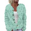 Gienslru Cardigan Estivo da Donna, Golfino a Lungo Maniche con Scollo Aperto sul Davanti Maglieria Leggero Cappotto, Casual Coprispalle Giacca Softshell Autunno