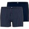 Ceceba Shorts 2er Pack-Boxer Uomo Blau (Navy-Red 2550) XXX-Large