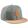 Soulbuddy Snapback cap Bambini Kids S, M, L - Cappellino Bimbo e Bimba | Cappellino per bambini con visiera piatta e patch in pelle vegana - bimbo e bimba, look Mini-Me con il cappellino per adulti