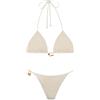 Saint Barth Mc2 Donna Bikini 2 Pezzi LEZ0001 Poliammide Bianco Sporco L