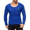 RED BRIDGE Maglione da Uomo Felpa Lavorata a Maglia Media con Scollo Rotondo Manica Lunga Cotone Maglia Blu S