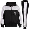 A2Z 4 Kids Ragazze Ragazzi Tuta Progettista A2Z Ricamato Contrasto Pannelli - T.S A2Z 704 Black 9-10