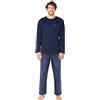 e.VIP® Pigiama uomo Luke 326 in puro cotone