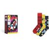 Happy Socks Marvel™ Spider-man 3-pack Socks Gift Set Calzini Unisex - Adulto (Pacco da 3)
