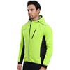 ARSUXEO Giacca da ciclismo invernale da uomo con cappuccio a vento da mountain bike 3 tasche con cerniera per golf, escursionismo, corsa e attività all'aperto 24F