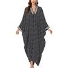 YOUKD Kimono Lungo da Donna in Caftano Estivo Maxi Abito da Spiaggia Bikini Coverup Abito Lungo Kimono Taglia Unica