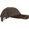 WALKER AND HAWKES - Cappello da Baseball Harris Tweed Brungton con Visiera in Pelle Scamosciata