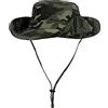 WANYING Outdoor Uomo Cappello da Sole Cappello Pescatore in Cotone - per Circonferenza Testa 55-62 cm