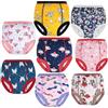 MOEMOE BABY Vasino Pantaloni da Allenamento per Bambini, 8 Pezzi, Pantaloni da Allenamento per Bambini, Pannolini da Allenamento Lavabili, per Bambini, 7 Anni, Rosa