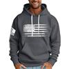 Generico Felpa Uomo Con Cappuccio Giacca Uomo Elegante Maniche Lunghe Bodybuilding Sport Felpe Calda Sweatshirt Sportive Felpata Taglie Forti Hoodie Imbottite Running Termica Leggera Militare 2#gris foncé 4XL