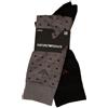 Emporio Armani Calze uomo 2 paia di calze corte calzini cotone articolo 302302 4F274, 14649 Grigio/nero/pois, 39