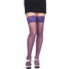 Sentelegri Collant in Elastan 20 Denari con Pizzo 17 Colori Taglie S-XL, viola., XL